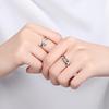 Mori Style Adjustable Couple Rings - Simple Korean Design for Men & Women