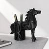Horse-Shaped Pen Holder, 3D Printed Pencil Cup, Multi-functional Desktop Organizer for Home Office Supplies