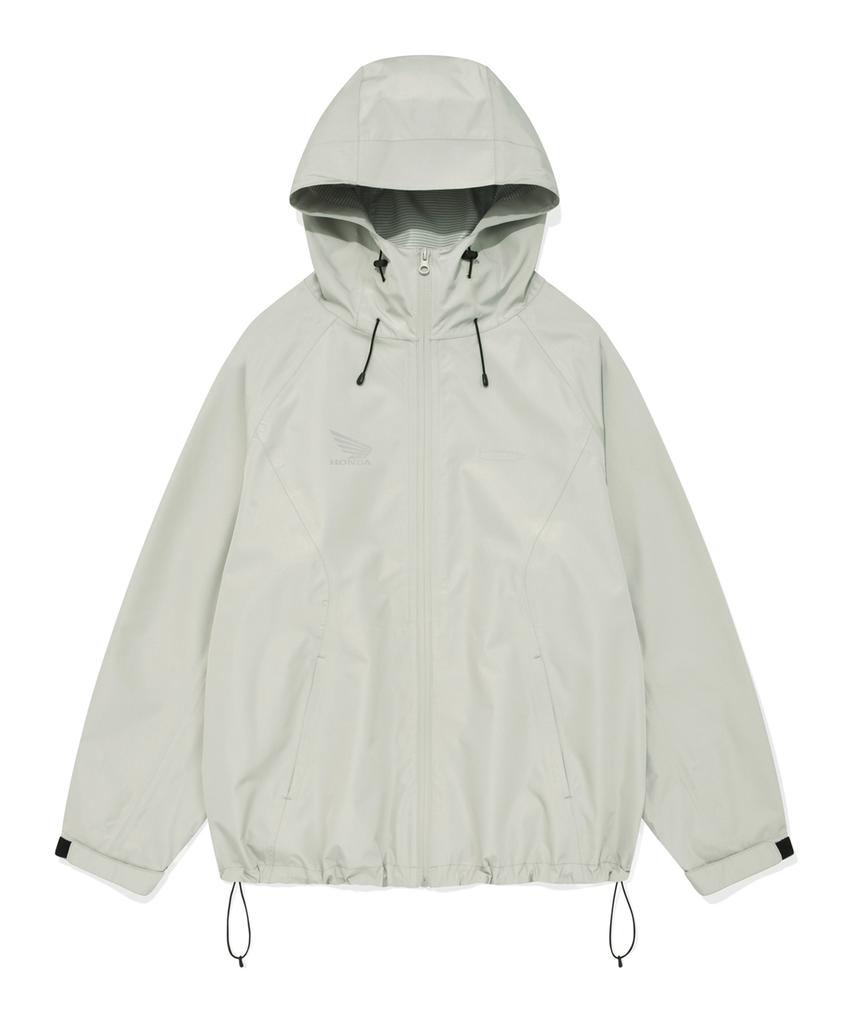 Phyps Motorcycle Wind Shell Jacket Light Gray