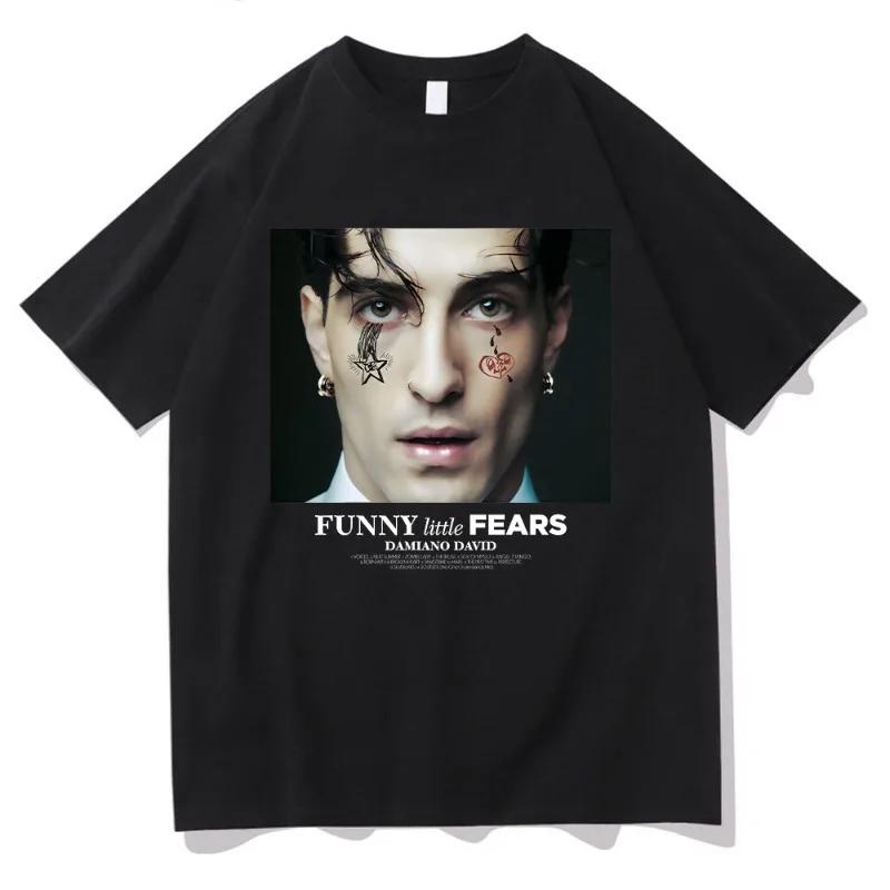 

Damiano David Funny Little Fears T Shirt Men/Women Harajuku Y2K Aesthetic Summer Tshirt High Quality Vintage Cotton Tees Shir... S