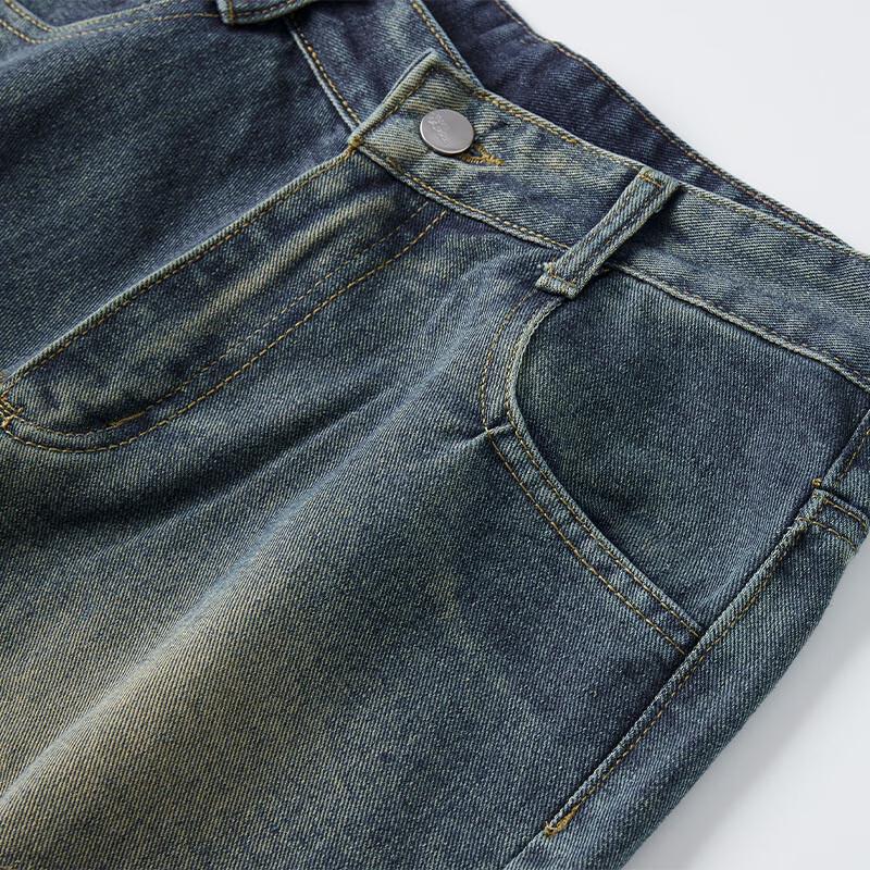 Mark Fairwhale Men's Spring/Autumn Straight-leg Loose Casual Jeans