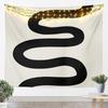 Stripes Wall Art Dark Black And White Tapestry For Kids Boys Girls Teens Room Decor Abstract Hanging Blanket Medium Geometric