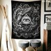Knowing Eye Wall Tapestry Aesthetic Wall Hanging Printed Fabric Blanket Decorative Tapestries for Bedroom Living Room Home Decor