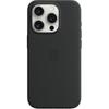 (Black) For Iphone 15 Pro Silicone Case With Magsafe