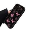 Blush Butterfly Soft Phone Case for iPhone 11/12/13/14 Pro Max