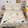 Cute Cartoon Animal Series Bedding Two Or Three-Piece Set Polyester Digital Printing