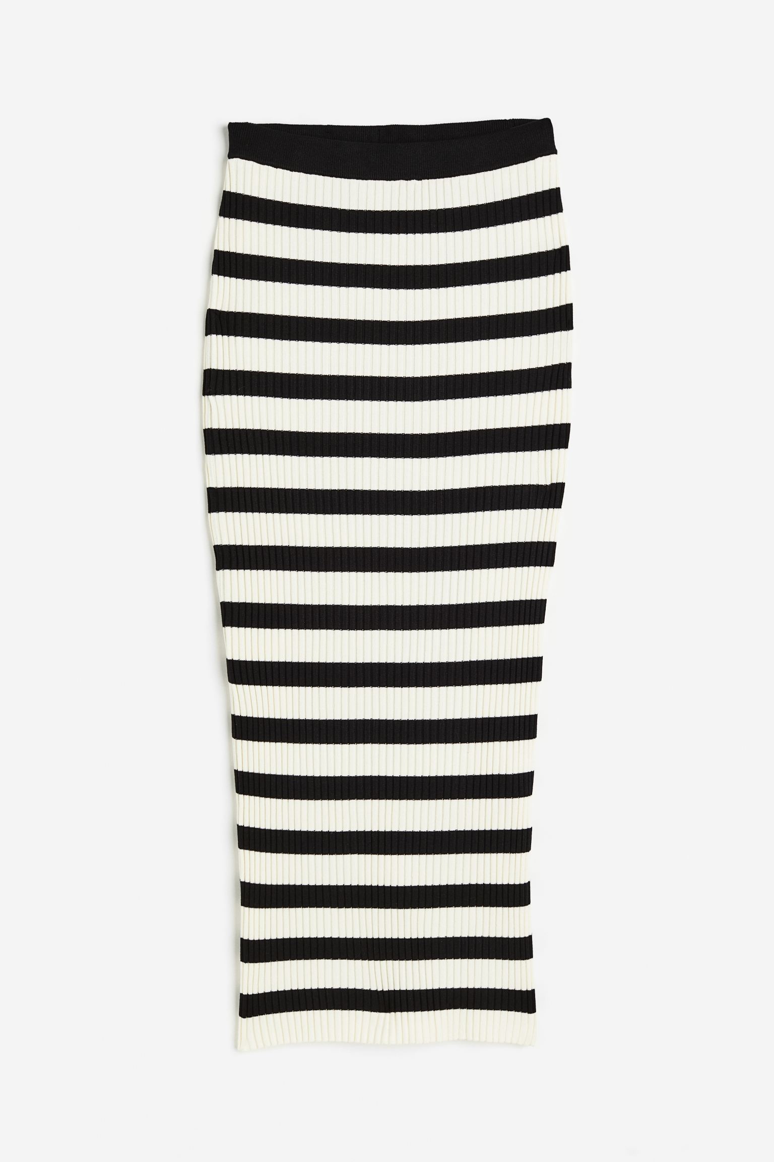 

Rib-knit skirt