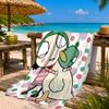 Sarah Adventures With Companions Beach Towel Microfiber Beach Towel, Lightweight and Quick-Dry, for Summer Travel, Swimming Pool Fan Birthday Gift
