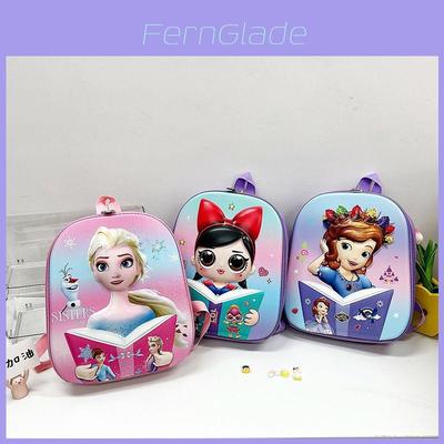 Mochila Princesa Eva Frozen da Disney Com Alças Acolchoadas Para Crianças Pré-escolares Personagens Especiais Incluídos