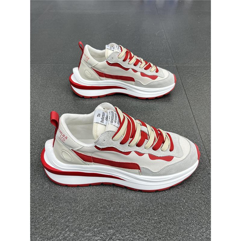 Nuevos zapatos de gofre transpirables para deporte y ocio plataforma zapatos de papá bc