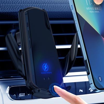 Chytrý senzor Bezdrátová nabíječka do auta na telefon 15W Rychlé nabíjení Automatické upínání Držák telefonu do auta Pro telefon a Všechny povolené