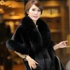 European & American Style Faux Fur Wedding Cape - Thick, Warm Faux Fox & Rabbit Fur Shawl for Women