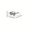 6 Pairs of Fashionable Unisex Anti Glare Lenses Lightweight and Durable Frame Suitable for Driving Motorcycles and Sports
