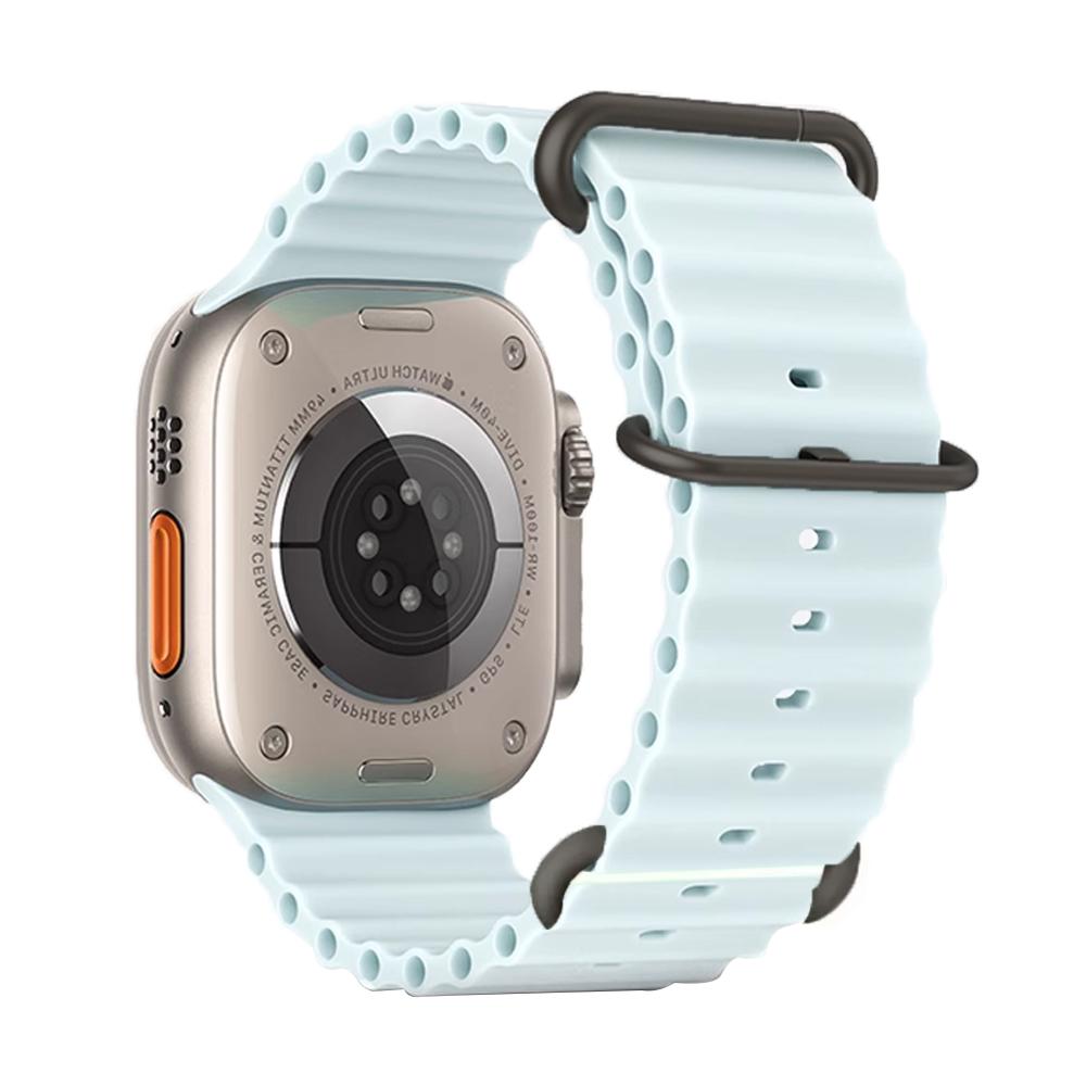 Ocean Band for Watch Ultra 3 Series 11 10 9 7 8 6 SE 49mm 45mm 46mm 42mm 44mm 40 41 Silicone Bracelet Correa iWatch Strap