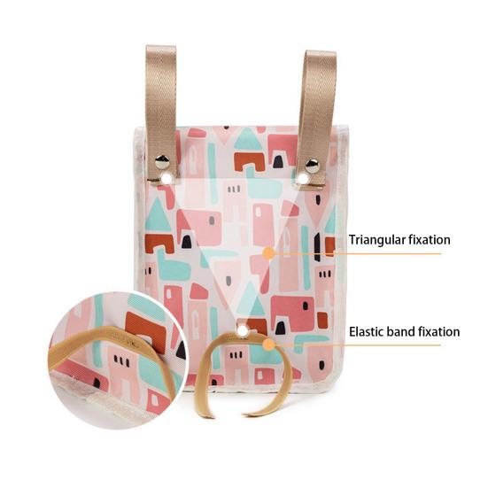 Geantă Bicicletă Impermeabilă Capacitate Mare Design cu Buton Strat Dublu Ghidon Tub Față