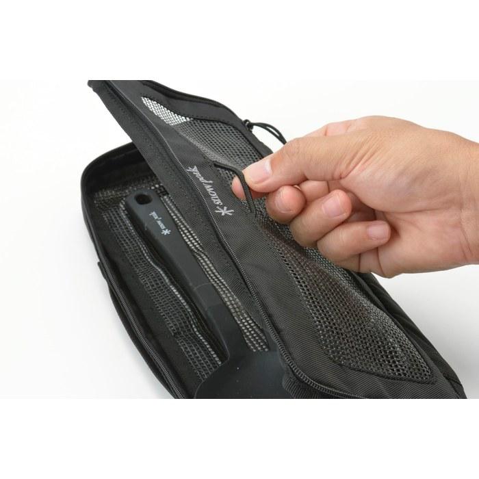 Snow Peak Kitchen Mesh Case S BG-020R — Kitchen Case, Cookware Storage, Breathable, Multi-Use S