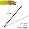 Junwen Extended Heavy-Duty Pointed Steel Pry Bar Chisel