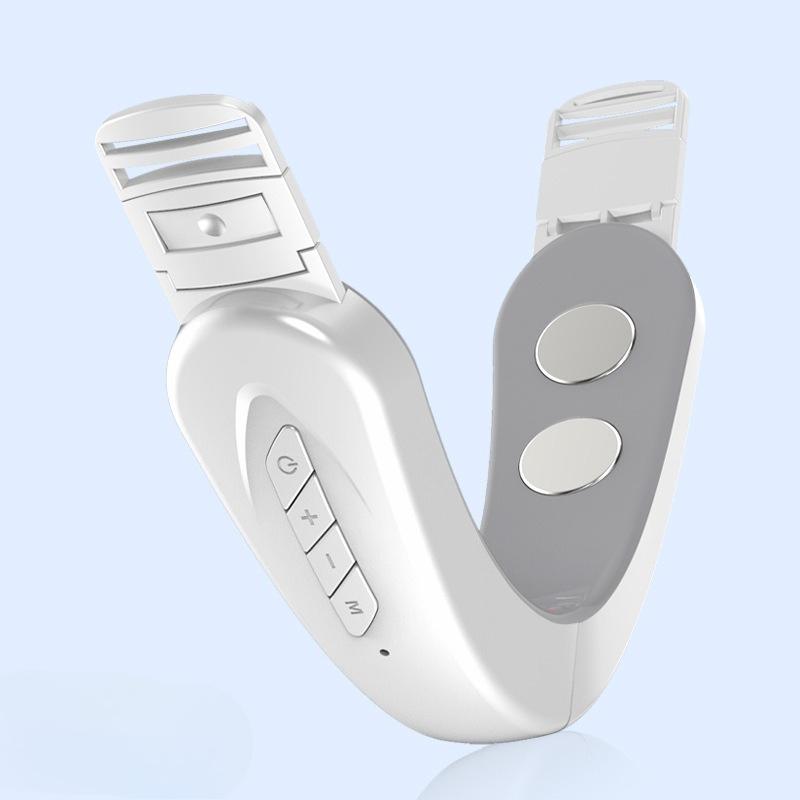 , Electric V-Face Lift Device Beauty Belt Double Chin Reducer Machine Portable Intelligent Face Shaping Massager