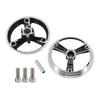 10 Inch Aluminium Alloy Wheel Hub Rim For Electric Scooter Kugoo M4 and M4 Pro Front Wheel Tire Split Hubs Replacement Accessory