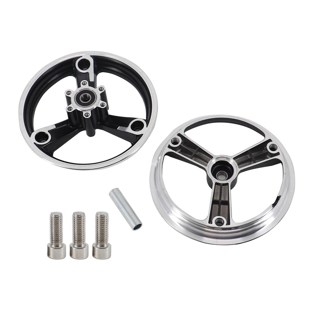 10 Inch Aluminium Alloy Wheel Hub Rim For Electric Scooter Kugoo M4 and M4 Pro Front Wheel Tire Split Hubs Replacement Accessory