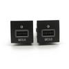 12V Red LED Car Charger Socket Dual USB Charging Outlet Power Adapter QC3.0 For VW Golf 6 Jetta 5 MK6 Scirocco 2006-2010
