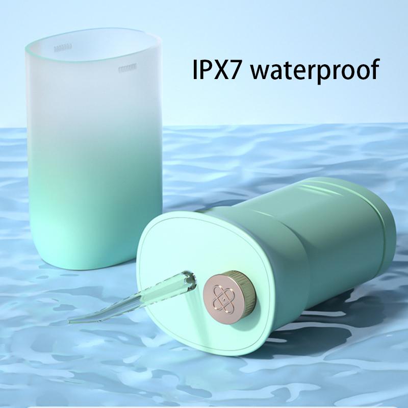 Oral Irrigator Portable Calculus Removal Water Flosser Whiten Waterproof USB Rechargeable Dental Cleaner 4 Nozzles