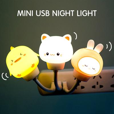 Elastyczne diody LED Mini USB Lampka nocna Lampka do karmienia dziecka Przenośna lampka do czytania