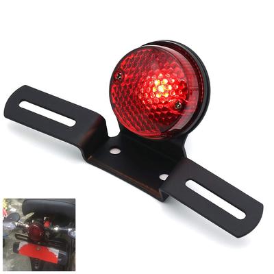 Karun Uniwersalna Czerwona Soczewka Tylne Światło/Światło Stop Lampa Tablicy Rejestracyjnej dla Harley dla Dyna dla Sportster dla Yamaha
