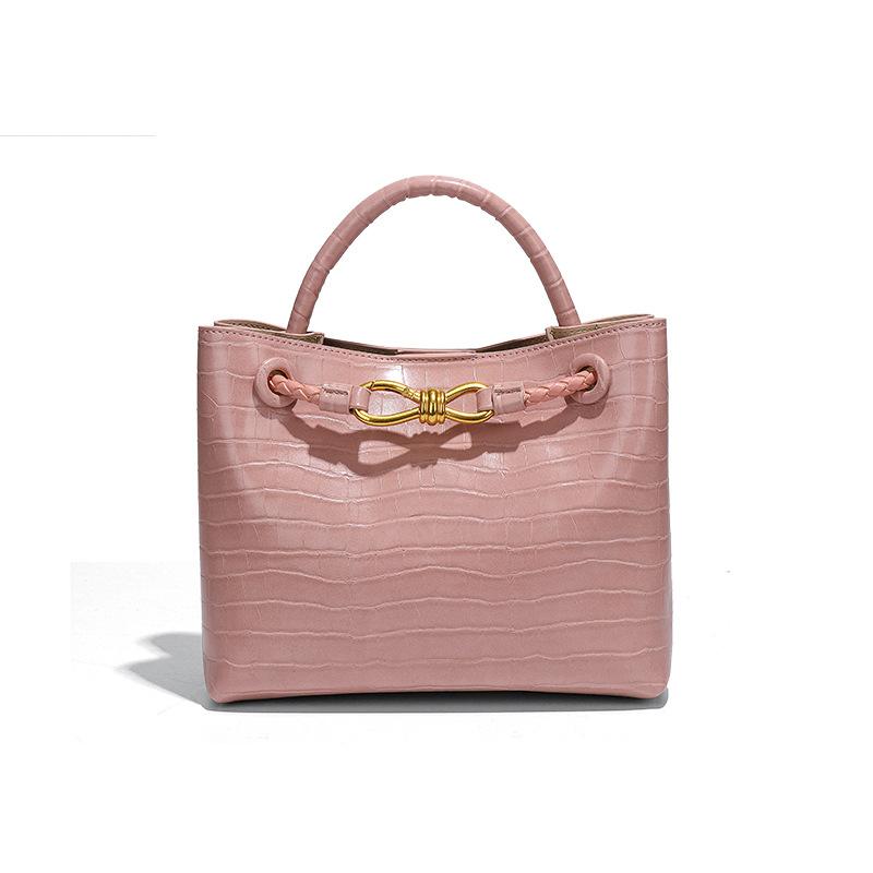 

Stone-patterned Hand-held Women s High-end, Versatile Single-shoulder Crossbody Bag, Retro Casual Tote Bag