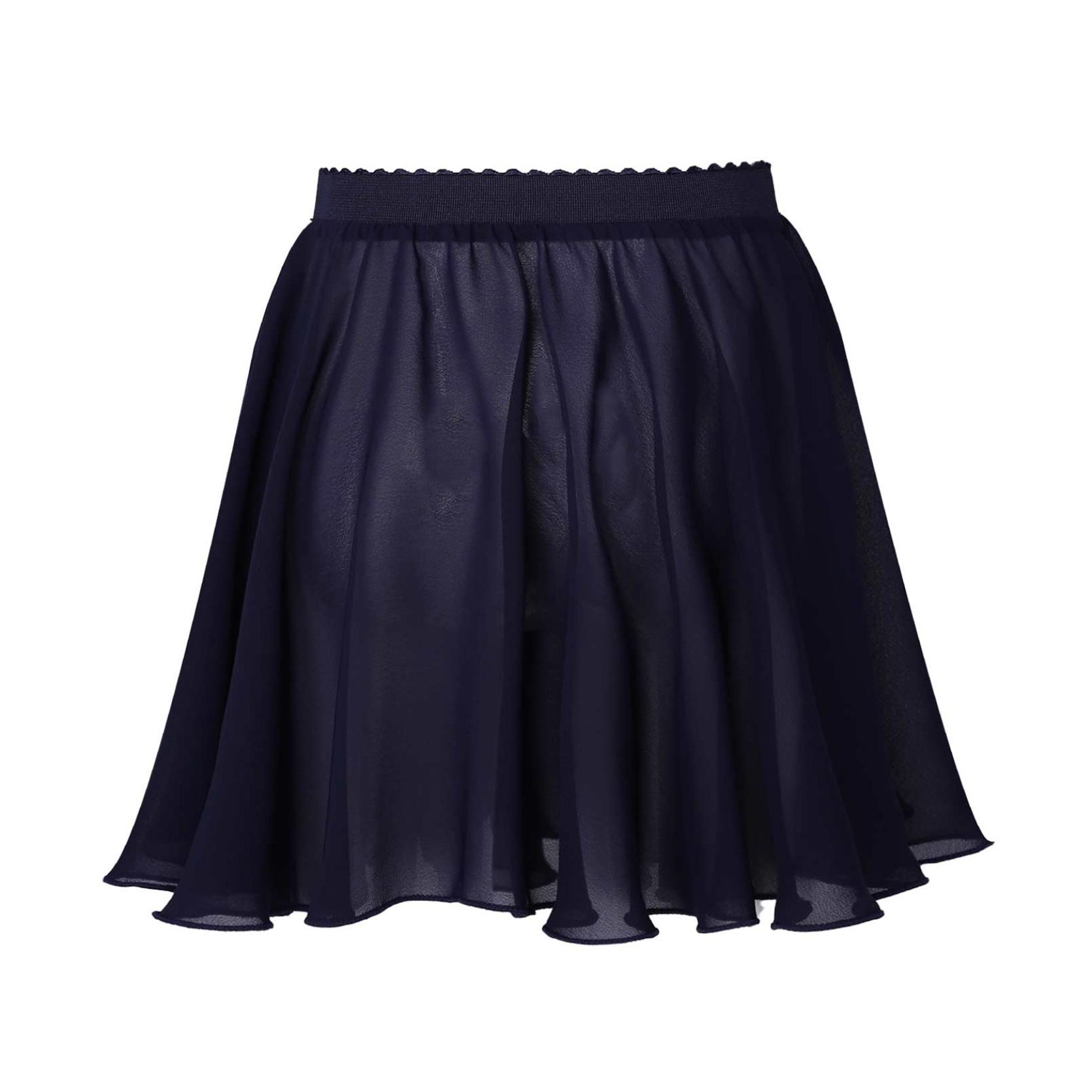 

Эластичный пояс для девочек, однотонный шифоновый эластичный пояс, юбка, танцевальный костюм 6-12 Years темно-синий