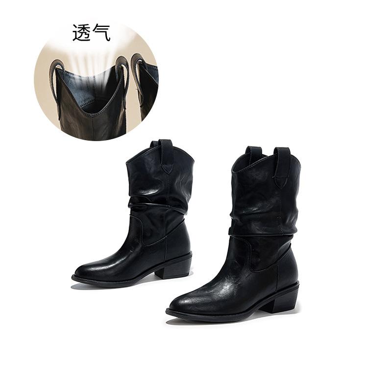 British Martin Boots Women s Autumn and Winter Chelsea Boots Foreign Style Short Boots Pile Boots Brown Boots 35