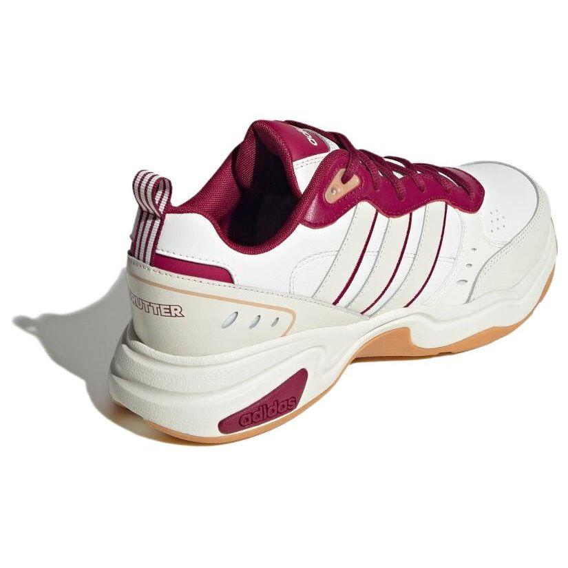Adidas Neo Strutter Comfortable Versatile Slip Resistant Durable Low Top Casual Shoes Unisex Casual Shoes Light-Red ID3572