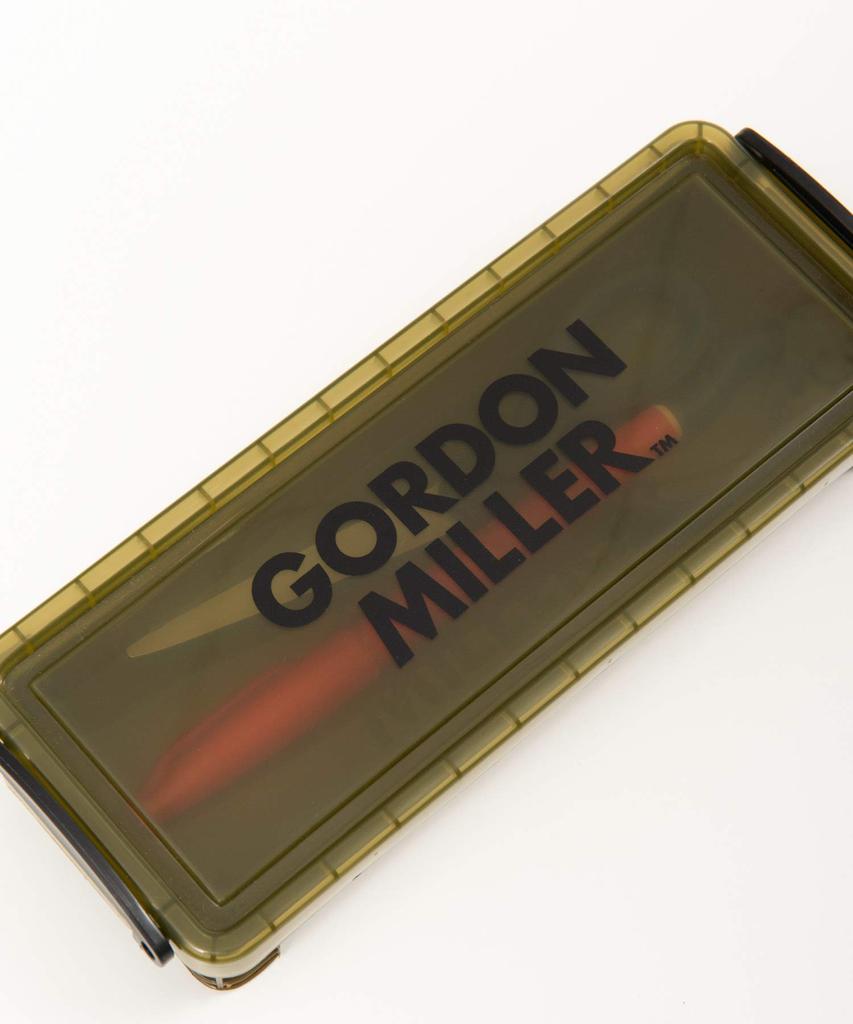 GORDON MILLER Storage Box L Size x H32 x Locking Lid with Lid Pen Case Pencil Case Fishing Tackle OD Olive Drab Khaki 31338 (W200 D78)