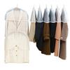 1/2/3Pcs Garment Covers Translucent Breathable Suit Dust Covers Shoulder Protectors For Clothes Coats Jackets Wardrobe Storage