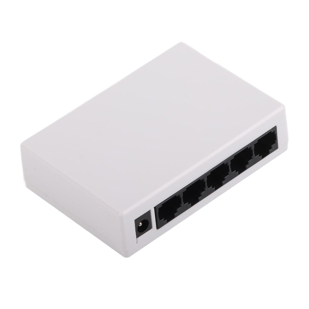 5 Port 10100Mbps Ethernet Switch Plug and Play Unmanaged Home Network Switch Hub Office Ethernet