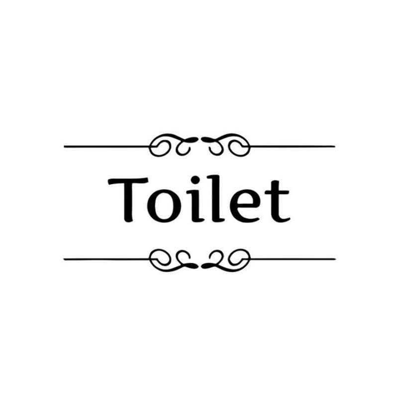 Toilet Sign Door Stickers Wall Stickers For Bathroom Waterproof Self Adhesive Wallpaper Home Decor Buy At A Low Prices On Joom E Commerce Platform