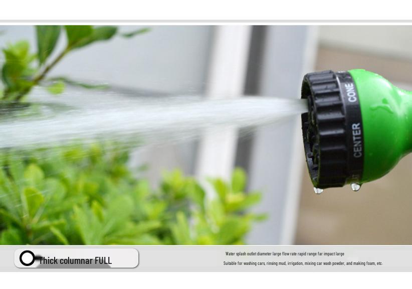 Multifunctional Plastic Garden Sprinkler Gun: Flower, Vegetable Watering & Car Wash Nozzle