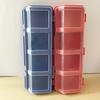 1 or 2-Pack Multi-Section Storage Box, Durable Plastic Organizer Case for Screws Small Parts & Jewelry, Hardware Sorters