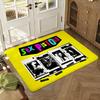 Rock Music Floor Mat Soft Thickened Absorbent Non-Slip Bedroom Living Room Door Mat Home Decor Flannel Rugs