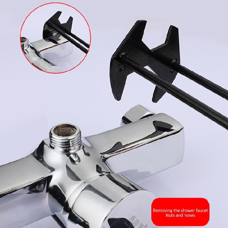 Bathroom Wrench Sink Repair Wrench Four-claw Hexagon Wrench Repair Plumbing Tool