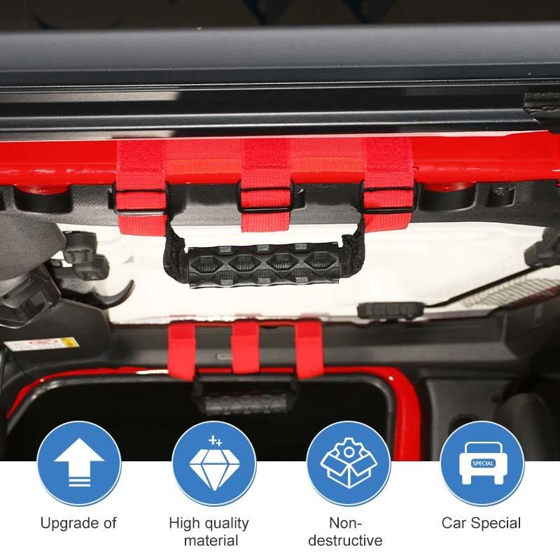 Top Handle Grab Bar Fit For Jeep Wrangler JL For Wrangler JK For Wrangler TJ For JT Gladiator Car Interior Accessories