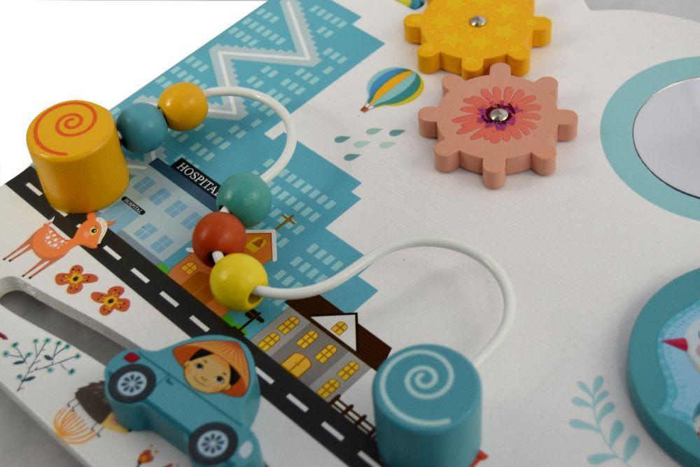 ADAM TOYS ACTIVITY BOARD FOR TODDLERS