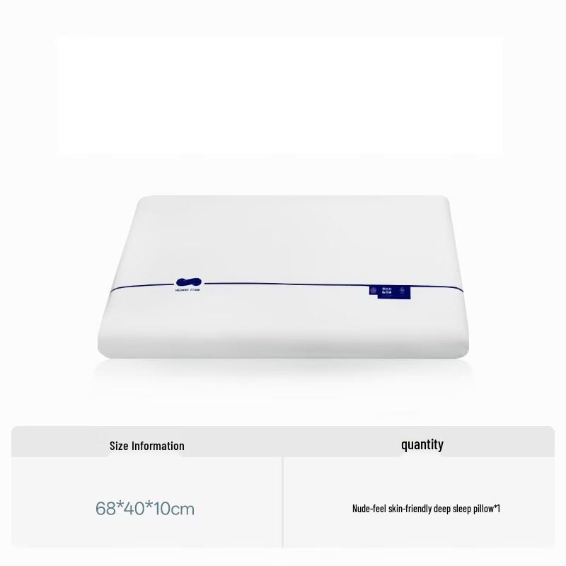 Mling Deep Sleep Pro Memory Foam Pillow, 10cm Height
