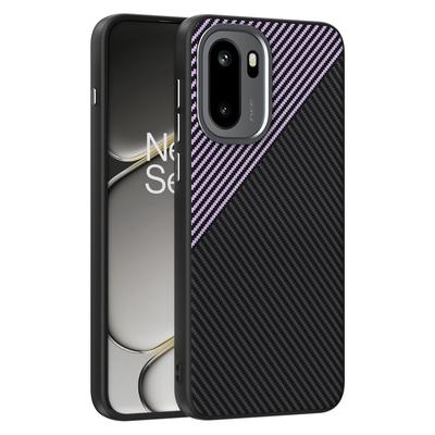 ABEEL For OnePlus 15R 5G/Ace 6T 5G Magnetic Case Carbon Fiber Texture TPU PC PU Phone Back Cover