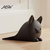 Boden-Türstopper 3D-gedruckter liegender Katzen-Türstopper, Dekorative Kätzchen-Keile, Tierischer Anti-Rutsch-Teppich-Türstopper für Zuhause Wohnzimmer Schlafzimmer Form