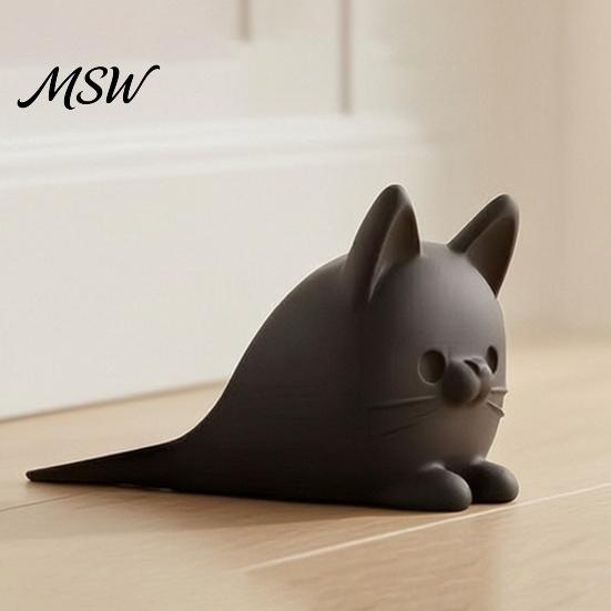 Boden-Türstopper 3D-gedruckter liegender Katzen-Türstopper, Dekorative Kätzchen-Keile, Tierischer Anti-Rutsch-Teppich-Türstopper für Zuhause Wohnzimmer Schlafzimmer Form