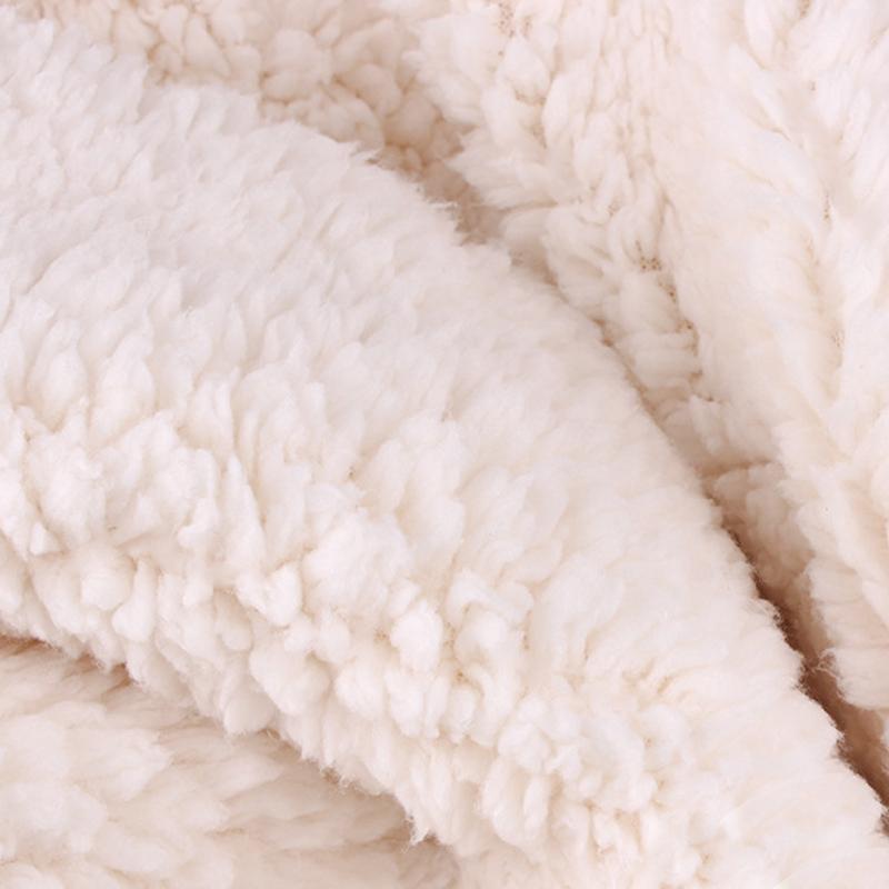 100*160cm Zesílená Sametová Koralová Fleece Látka Bavlněná Jehněčí Plyšová Látka Měkká Teplá Pro DIY Látka na Panenky Šaty Deka Oblečení Podšívka Rukavic