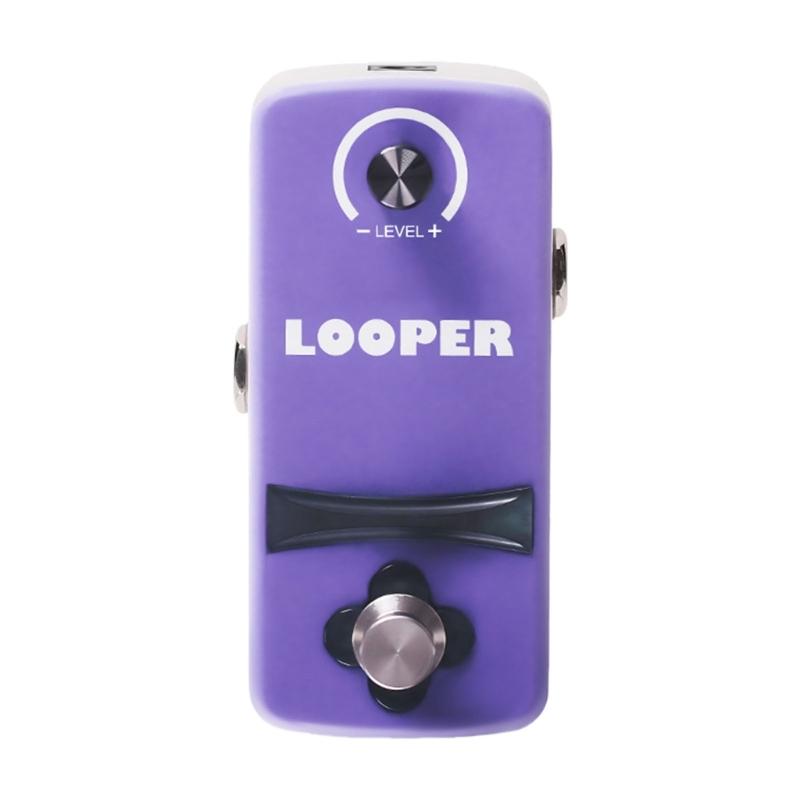 

Multifunctional Small Guitar Effects Looper with Easy Loop Recorder Function Portable Design for Noise Proof Sound 1