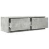 TV Cabinet Concrete Grey 80 x 31 x 25.5 cm Particleboard