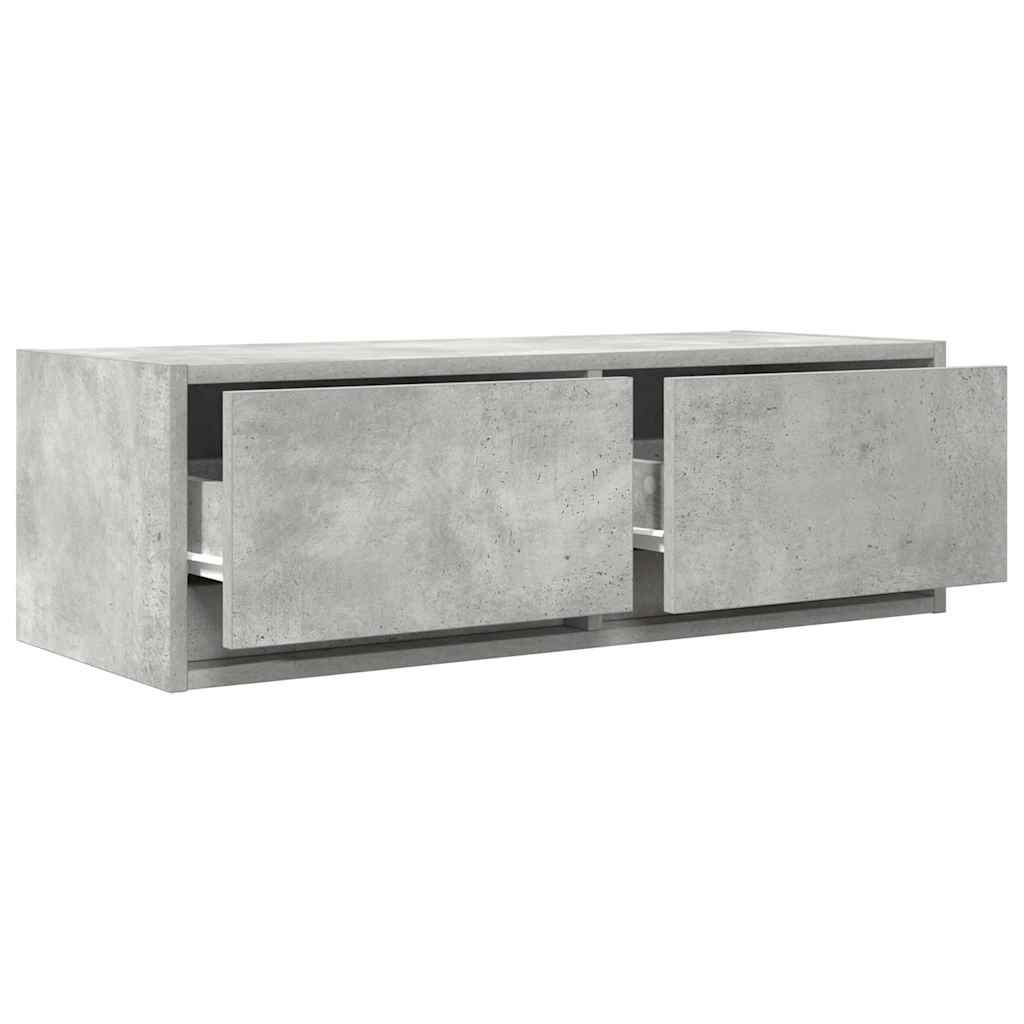 TV Cabinet Concrete Grey 80 x 31 x 25.5 cm Particleboard